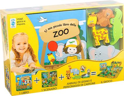 Il mio piccolo libro dello zoo. Little village. Ediz. a colori. Con gadget - copertina