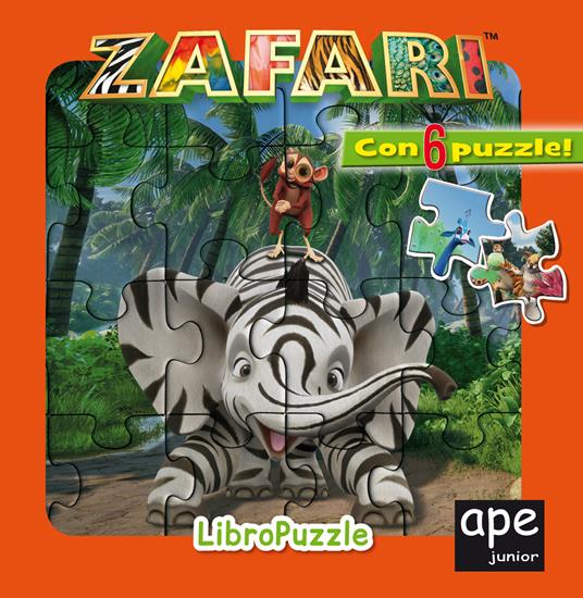 Zafari. Libro puzzle. Ediz. a colori - copertina