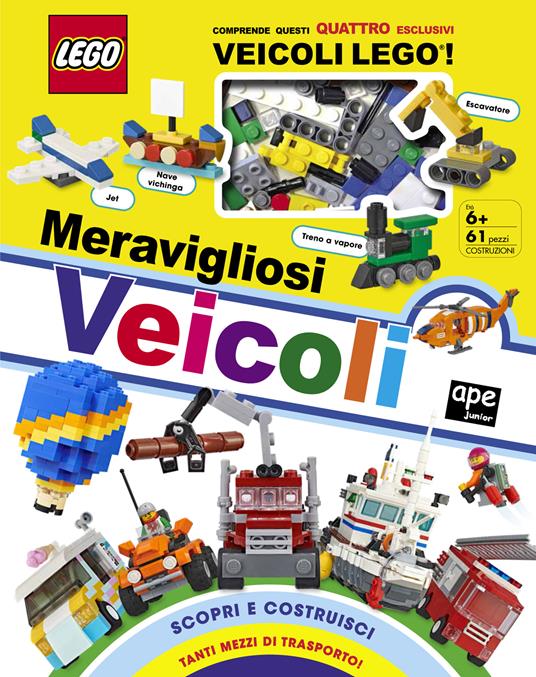 Meravigliosi veicoli. Lego. Ediz. a colori. Con gadget - copertina