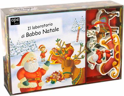 Il laboratorio di Babbo Natale. Little village. Ediz. a colori. Con puzzle - copertina