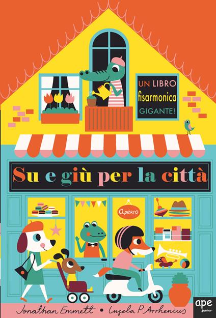 Su e giù per la città. Ediz. a colori - Ingela P. Arrhenius - copertina