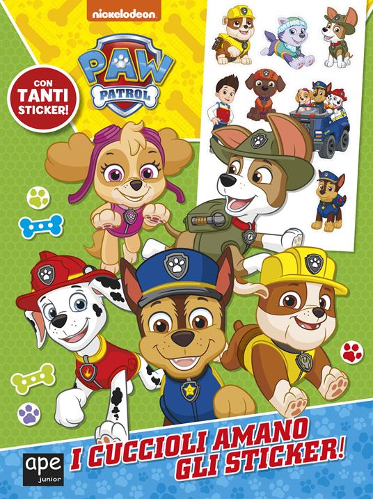 I cuccioli amano gli sticker! Paw Patrol. Ediz. a colori - copertina
