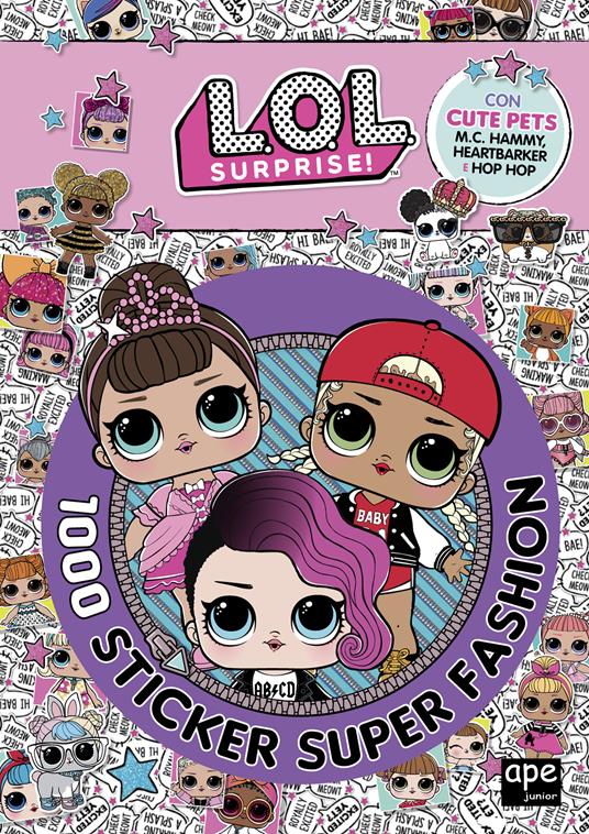 1000 sticker. L.O.L. Surprise! Con adesivi. Ediz. a colori - copertina