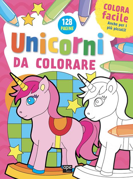 Unicorni da colorare. Ediz. illustrata - copertina