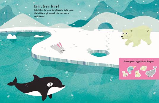 Animali. Sticker feltro. Libro con sfondo gioco. Ediz. a colori - 3