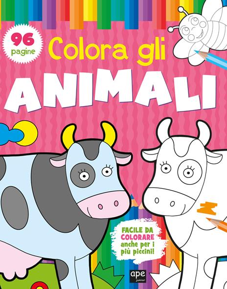 Colora gli animali. Ediz. a colori - copertina