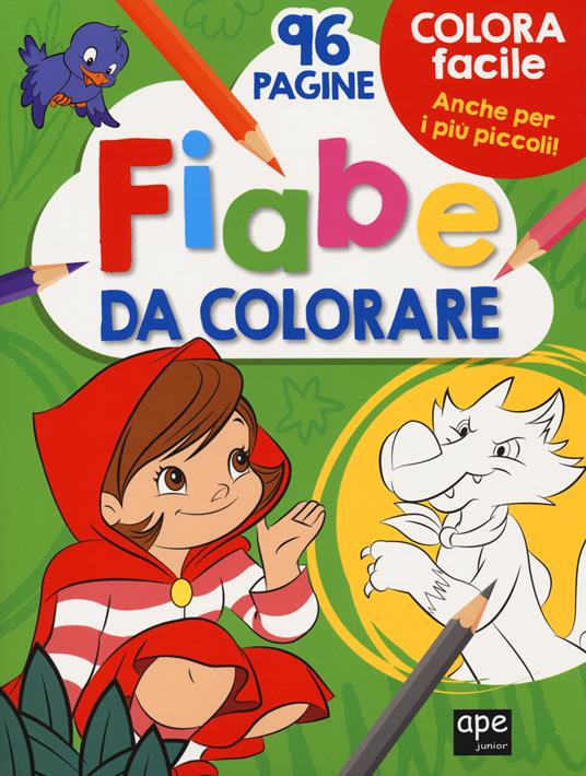 Fiabe da colorare. Ediz. a colori - copertina