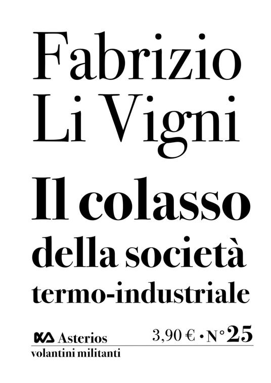 Il collasso della società termo-industriale - Fabrizio Li Vigni - copertina