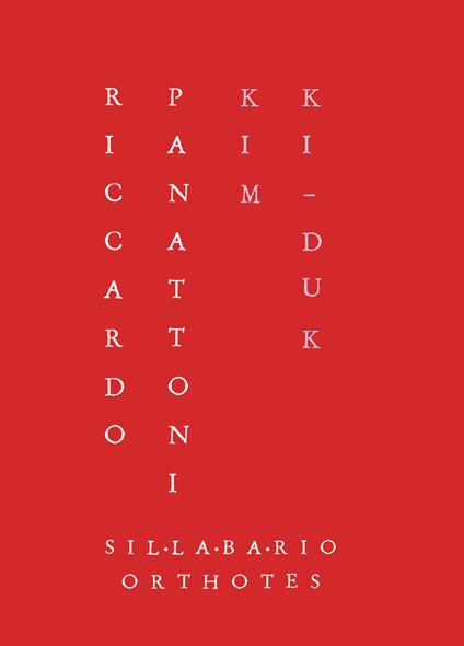 Kim Ki-duk - Riccardo Panattoni - copertina