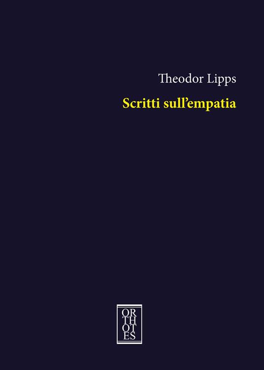 Scritti sull'empatia - Theodor Lipps - copertina