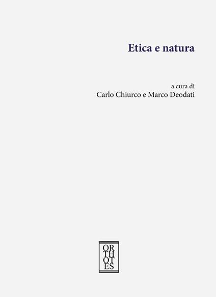 Etica e natura - copertina