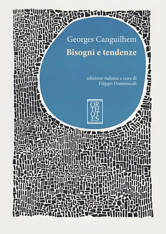 Bisogni e tendenze - Georges Canguilhem - copertina