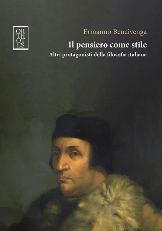 Il pensiero come stile - Ermanno Bencivenga - copertina