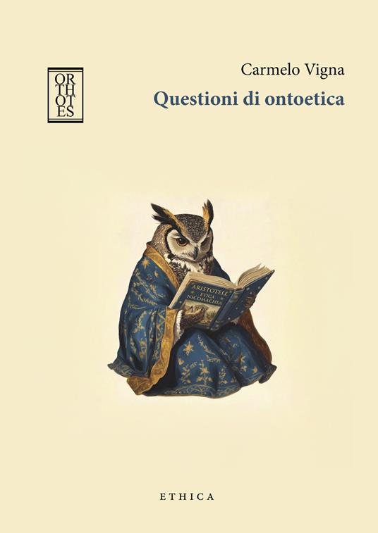 Questioni di ontoetica - Carmelo Vigna - copertina