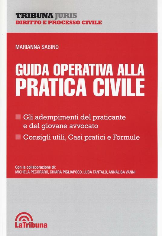 Guida operativa alla pratica civile - Marianna Sabino - copertina