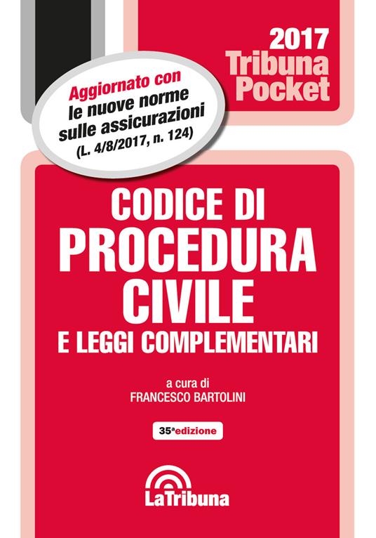 Codice di procedura civile e leggi complementari - copertina