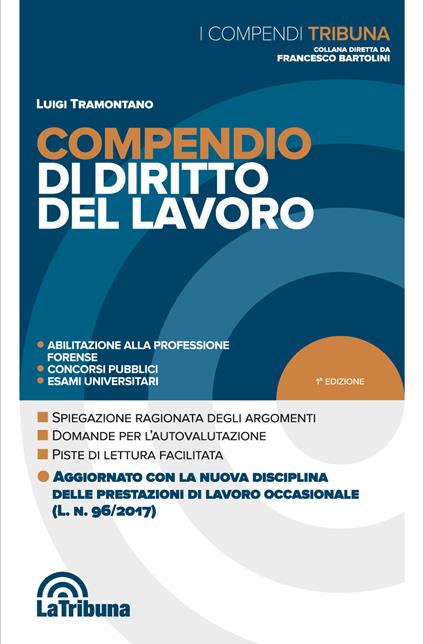 Compendio di diritto del lavoro - Luigi Tramontano - copertina