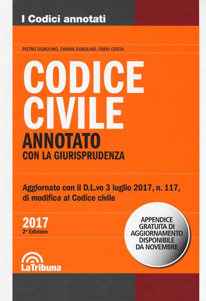 Codice civile. Annotato con la giurisprudenza - copertina