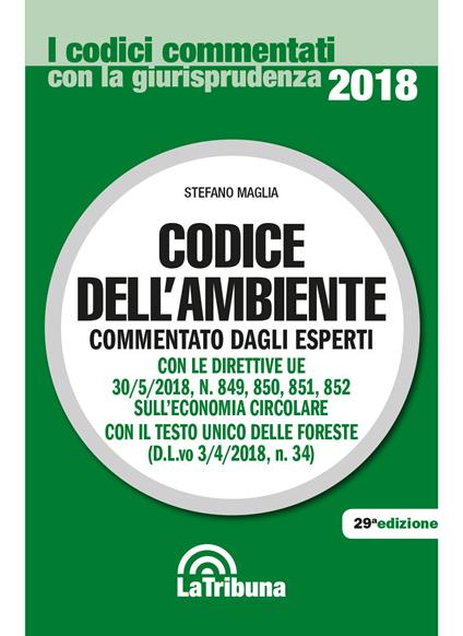 Codice dell'ambiente - Stefano Maglia - copertina