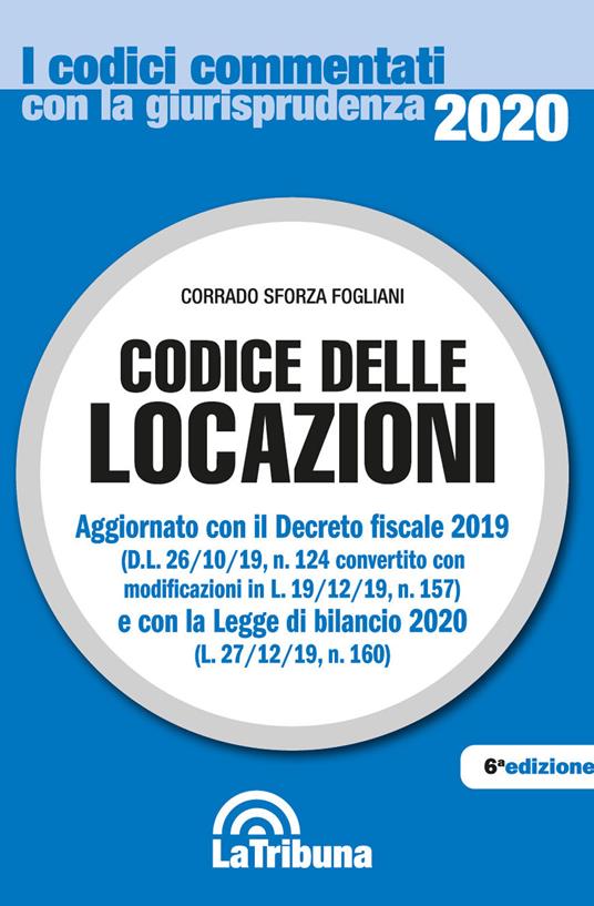 Codice delle locazioni - Corrado Sforza Fogliani - copertina