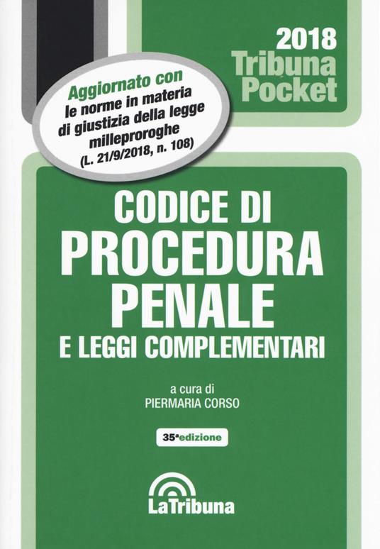 Codice di procedura penale e leggi complementari - copertina