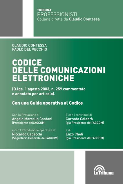 Codice delle comunicazioni elettroniche - Claudio Contessa,Paolo Del Vecchio - copertina