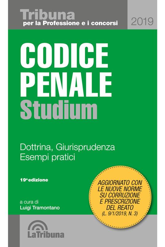 Codice penale Studium. Dottrina, giurisprudenza, esempi pratici - copertina