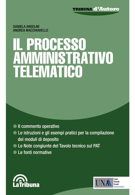 Il processo amministrativo telematico - Daniela Anselmi,Andrea Macchiavello - copertina