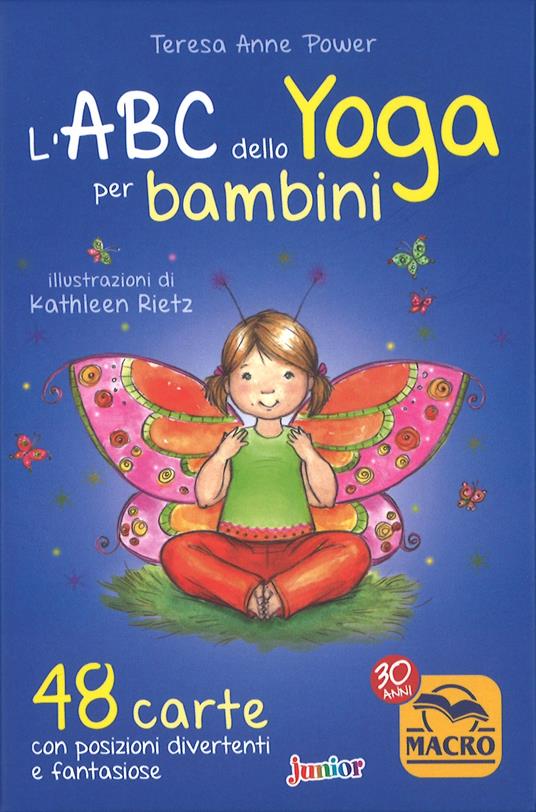L'ABC dello yoga per bambini. 48 carte con posizioni divertenti e fantasiose - Teresa Anne Power - copertina