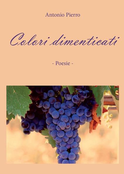 Colori dimenticati - Antonio Pierro - copertina