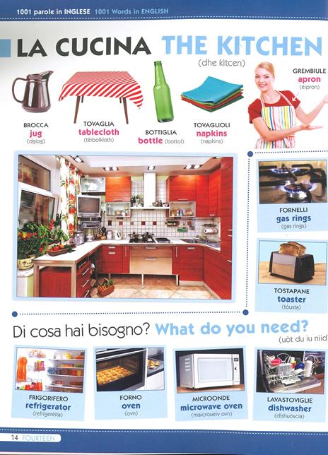 1001 parole in inglese. Scopri la casa, la persona, la famiglia, il giardino, la fattoria e molto altro.... Ediz. a colori - 2