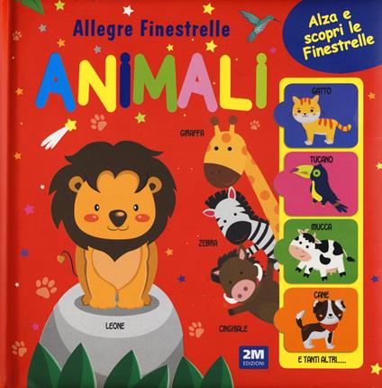 Animali. Allegre finestrelle. Ediz. a colori - copertina