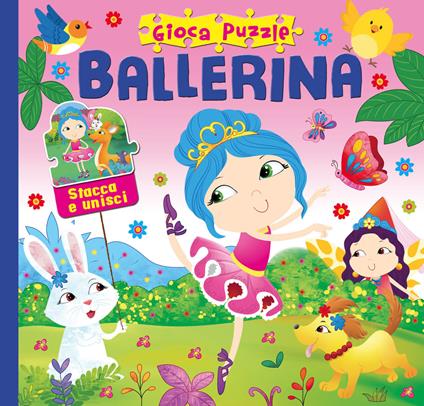 Ballerina. Gioca puzzle. Ediz. a colori - copertina