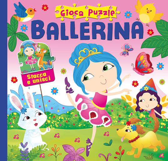 Ballerina. Gioca puzzle. Ediz. a colori - copertina