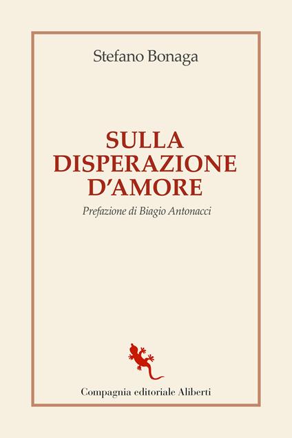 Sulla disperazione d'amore - Stefano Bonaga - copertina