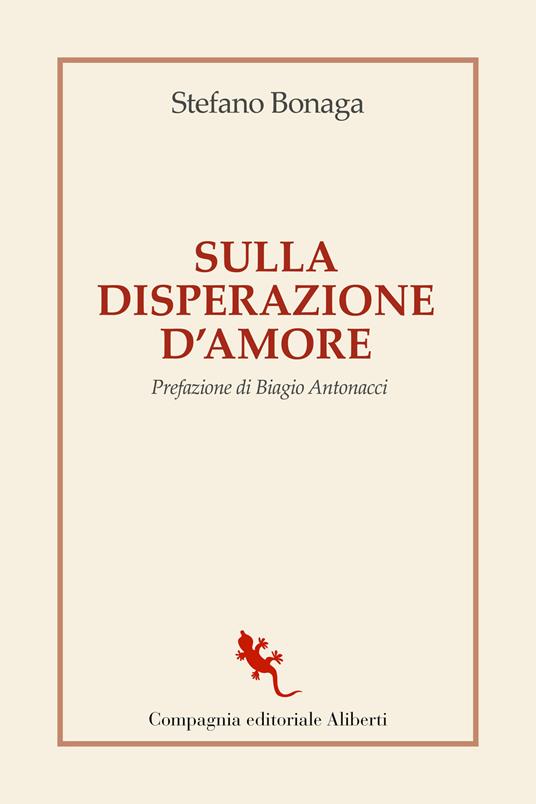 Sulla disperazione d'amore - Stefano Bonaga - copertina