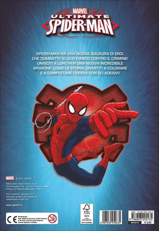 Gioca, colora e attacca gli eroi. Ultimate Spider-Man - 2