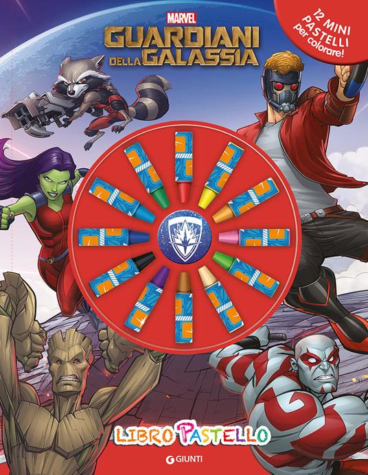 Guardiani della galassia. Libro pastello. Con 12 mini pastelli - copertina