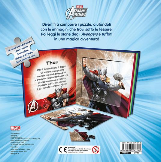 Avengers assemble. Libro puzzle. Ediz. a colori - 2