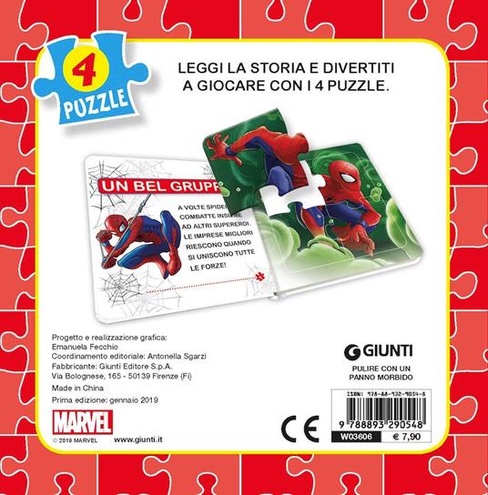 Spiderman. Libro mini puzzle - 2