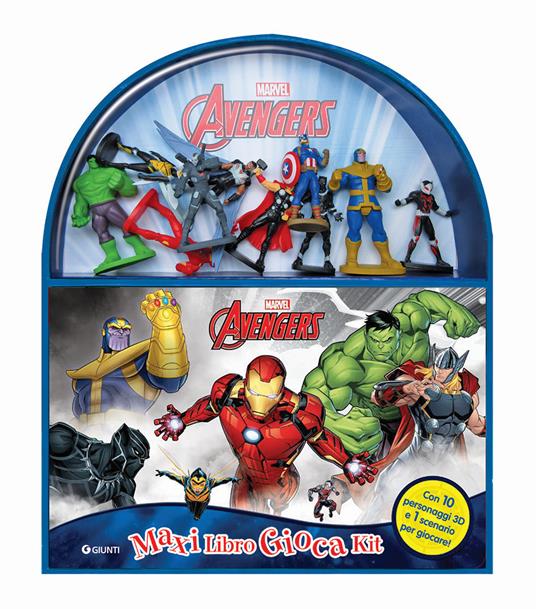 Avengers. Maxi libro gioca kit. Ediz. a colori. Con gadget - copertina