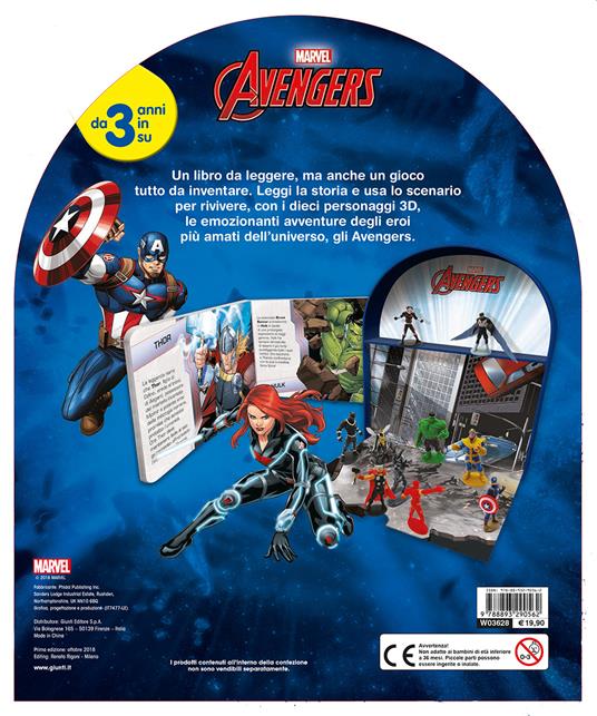 Avengers. Maxi libro gioca kit. Ediz. a colori. Con gadget - 2