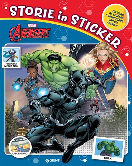 Avengers. Storie in sticker. Ediz. a colori - copertina