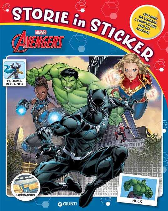 Avengers. Storie in sticker. Ediz. a colori - copertina