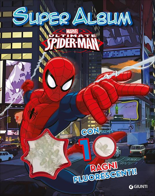 Spiderman. 10 ragni superalbum. Con gadget - Walt Disney - copertina