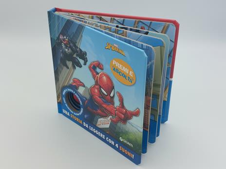 Spiderman. Una storia da leggere con 4 suoni. Premi e ascolta. Ediz. a colori - 4