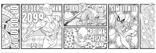 Spiderman. Colora senza fine. 6 metri da colorare. Super album. Ediz. illustrata - 3