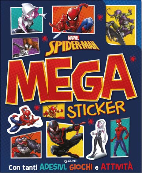 Spiderman. Mega sticker. Con tanti adesivi, giochi e attività. Ediz. a colori - copertina