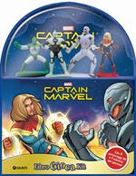 Captain Marvel. Libro gioca kit