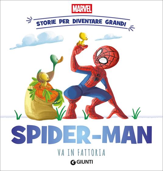 Spider-man va in fattoria Storie per diventare grandi. Ediz. a colori - copertina